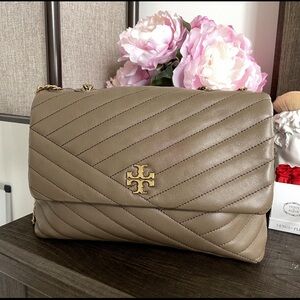 Tory Burch Kira chevron quilted convertible shoulder bag
